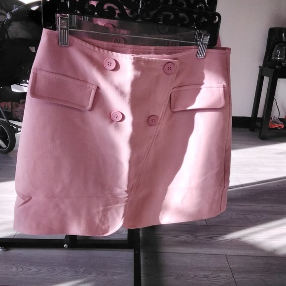 Mauve mini skirt - Picture 2 of 3